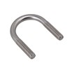 CNBTR U-Bolt Screws Saddle Nuts 304 Stainless Steel Silver M6
