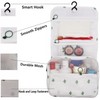 Hanging Toiletry Bag - Large Cosmetic Makeup Travel Organizer for