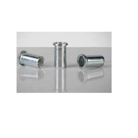 GESIPA 25 x Stainless Steel (VA) Rivet Nuts M6 (9.0 x 18.0 mm; Rust-Proof) PolyGrip® Large Clamping Range: 0.25-6.0 mm | Buy Threaded Sleeves Threaded Rivets Insert Nuts Blind Rivet Nuts from the