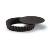 Paderno World Cuisine Non-Stick Fluted Tart Pan with Removable Bottom,