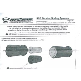 HYGEAR SKI-DOO TORSION SPRING SPACERS 4704-0024