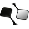 MotorToGo Black Dual Sport Bike Mirrors Compatible for 2003 Honda