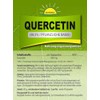 Quercetin, High Purity (99.3%, Plant-Based), Vegan, No Additives, with Dosing