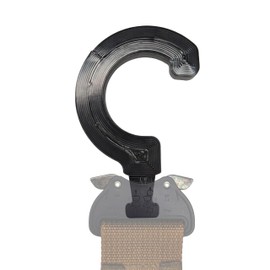 Cobra Buckle Belt Hanger Gear Mount Holder Storage Rack Tactical D Ring (Normal, Light Brown)