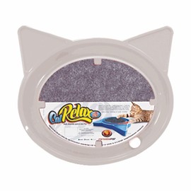 FURACÃOPET Cat Toy with Scratcher Pad and Rolling Ball – Oval Track for Independent Play and Instinct Stimulation (Gray)