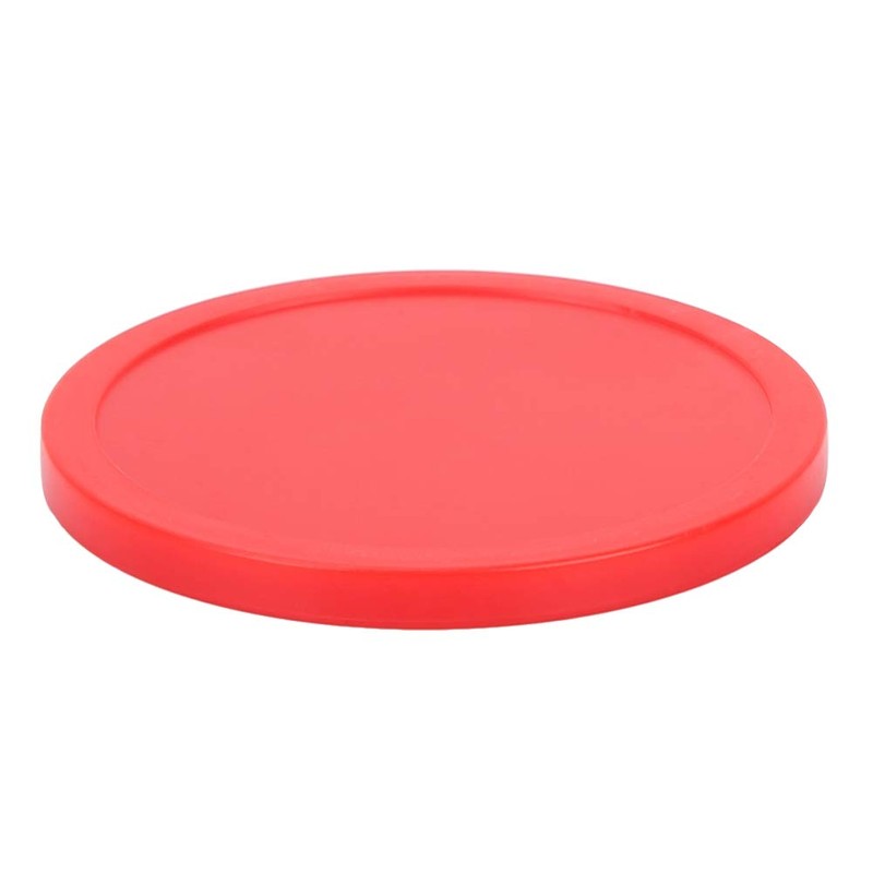 4PCS Air Hockey Pucks, Red Plastic Hockey Pucks Replacement Accessories