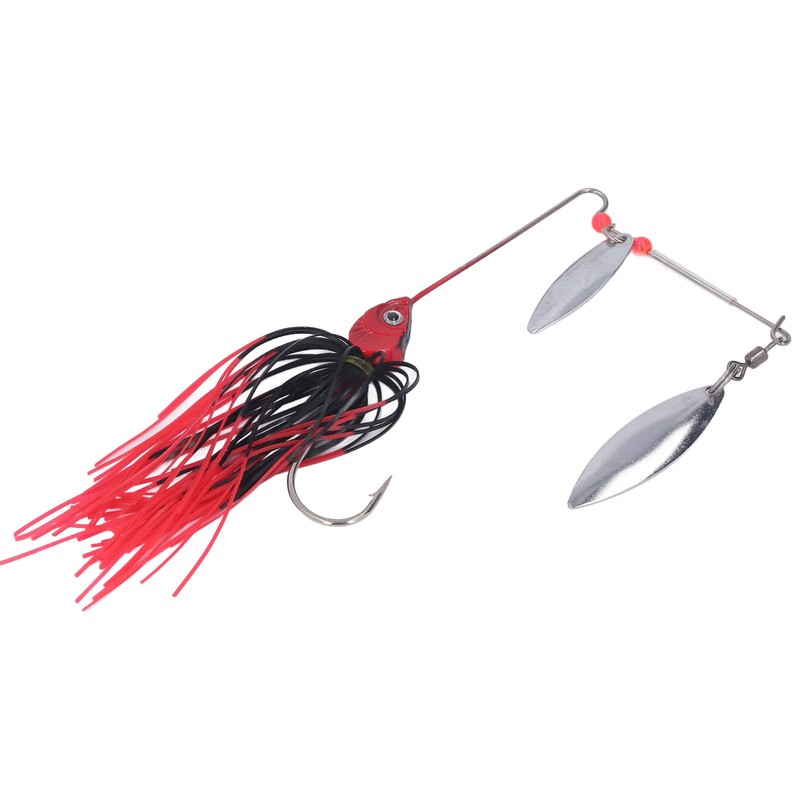 4pcs Fishing Rotating Sequin Aluminum Alloy Composite Beard Lures for