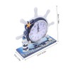CORHAD 1Pc Nautical Style Silent Clock Unique Lighthouse Desk Decor