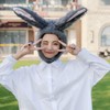 HIPIHOM Easter Bunny Head Cover Easter Festival Cosply Plush Animals