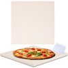 Waykea 10”x10.4”x0.5” Pizza Stone for Toaster Oven | Rectangular Cordierite