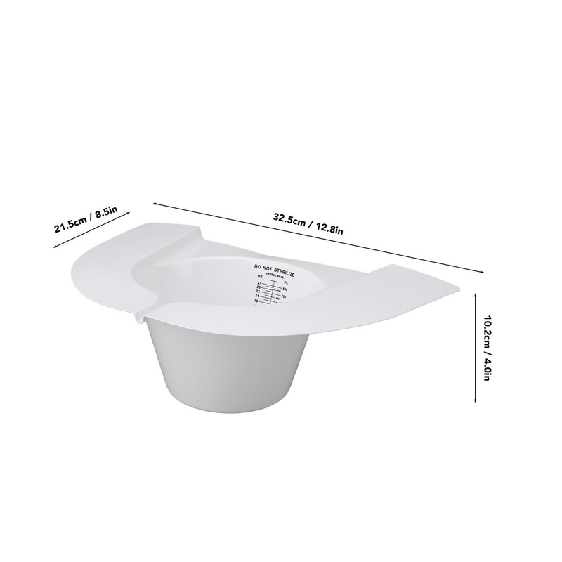 Toilet Urine Hat, 800ml Sample Collector, Plastic Pourer, Graduated Sampling