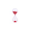 Sand Timer Glass Dust Red 10 cm 3 Minutes Graduation