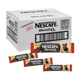 NESCAFÉ BLEND 43 Instant Coffee Stick Packs (1.7g x 280), 476g