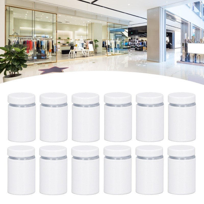 12Pcs Standoff Screws Stainless Steel Advertising Nail Wall Mount Sign
