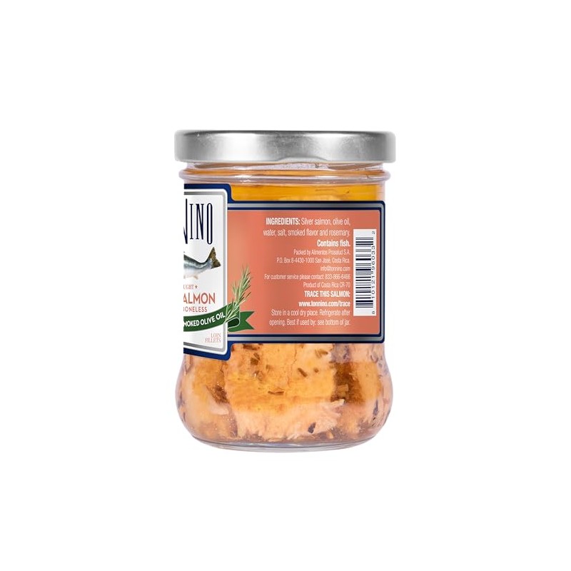 SIlver Salmon Group (1, Rosemary in smoked Olive Oil)