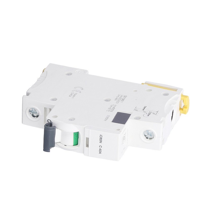 1P Miniature Circuit Breaker Low Voltage DIN Rail Mount Protection