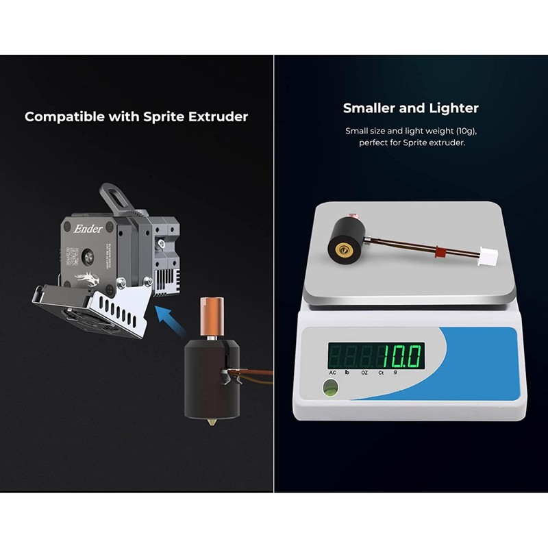 Original 300℃ 60W Sprite Extruder Pro CHC Hotend Ceramic Heating