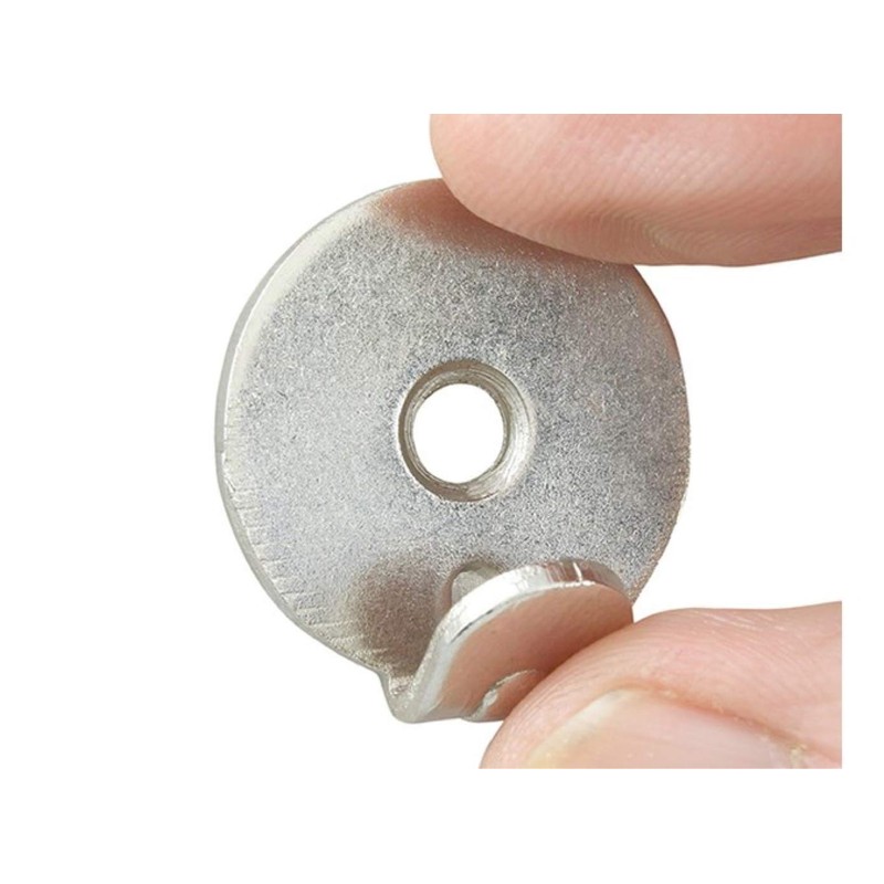 Taskar Heavy Duty Round Picture Hook & Fixings - Silver