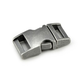 'Set of 3 5/8 Buckle/Clip Clasp Very Well Made, Durable Alloy for Paracord Bracelets Metal Buckle Clips), Cords, 33 mm x 15 mm, Colour: Stone, Size M – Ganzoo