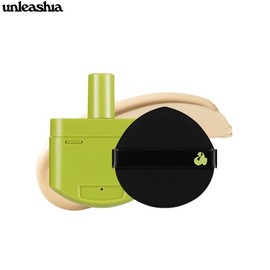 UNLEASHIA Satin Wear Healthy-Green Cushion Refill 15g, Shade:21W Cleamer