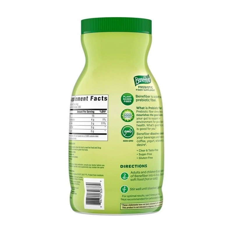 Benefiber 4 Pack - Benefiber Daily Prebiotic Fiber Supplement Powder,