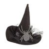 Bristol Novelty MD227 Witch Hat on Headband, Womens, Black/White, One