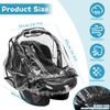 Hysagtek Car Seat Rain Covers Universal Baby Car Seat Rain
