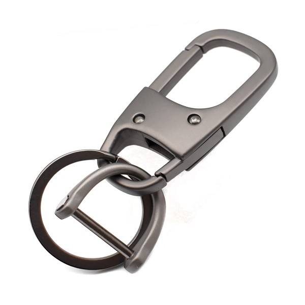 MECHCOS Metal Keychain Car Fob Key Chain Holder Clip with