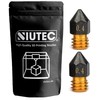 SIUTEC® Premium MK8 PTFE Brass Teflon/Brass Teflon Nozzle/Nozzle, 0.4 mm,