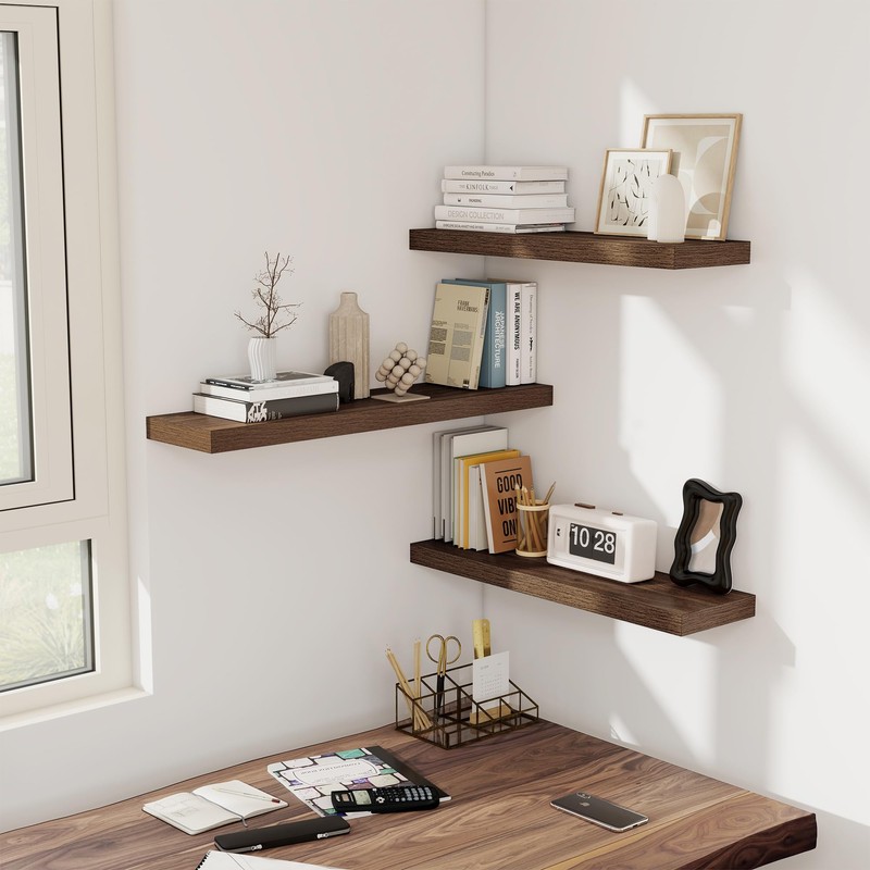 Fun Memories Floating Shelves for Wall, 32W x 8D Floating
