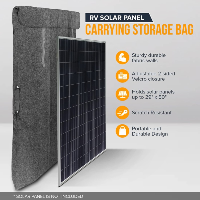 Feltectors Portable RV Solar Panel Carrying Case for Jackery SolarSaga