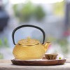 10oz Gold Cast Iron Tea Kettle, Japanese Cast Iron Teapot