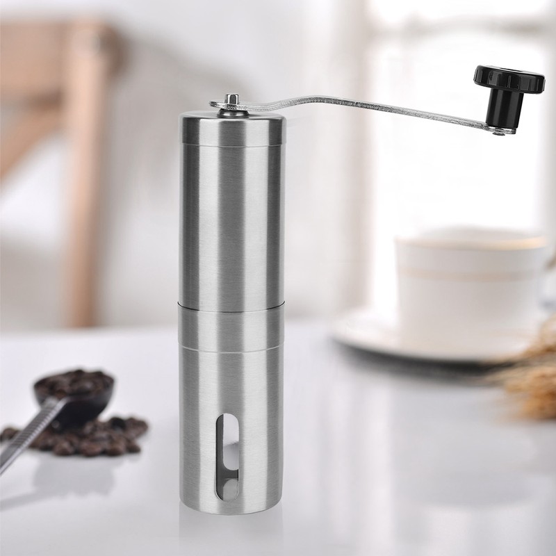 304 Stainless Steel Portable Manual Coffee Grinder Mill Hand Coffee