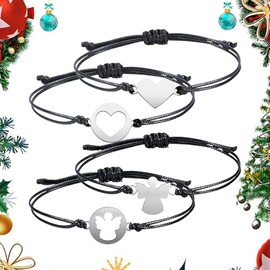 TZQFROCE Schulkind 2024 Girls Gifts for School Enrolment Gift School Child Bracelet First Day of School Girls Enrolment Bracelet for Teenagers Adults Girls Boys, Stainless steel, nylon