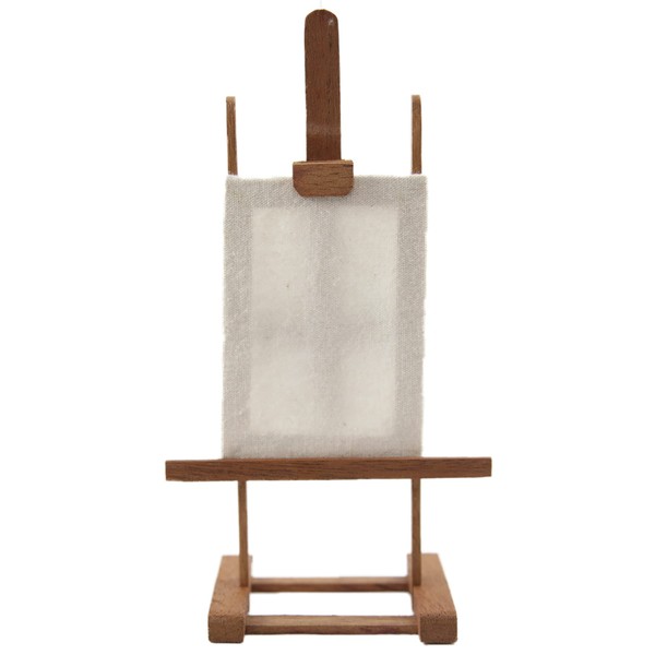 Melody Jane Dollhouse Artistic Easel with Canvas Miniature Work Accessories