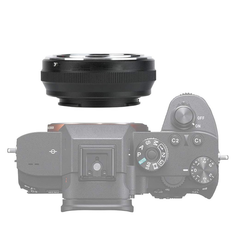 Alloy Black Fotga Konica Nex Lens Adapter Converter for Konica