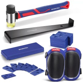 WORKPRO Laminate Flooring Installation Kit- Mallet with Fiberglass Handle NEW