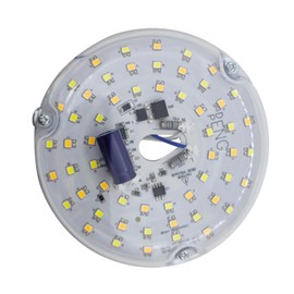 4 Inch LED Retrofit Light Kit for Ceiling Fan Light Replacement Panel, 3000K 4000K 6000K Color Temperature Adjustable, 15W Dimmable Round Light, Magnetic Mount