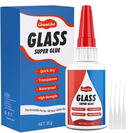 Glass Glue, 35g Ultra Strong - Waterproof & Clear, Fast Bonding Adhesive for Glass Repair, Mirror Repair, Jewelry, Art, Crystal