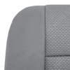 Driver Side Bottom Replacement Cloth Seat Cover Gray Compatible with