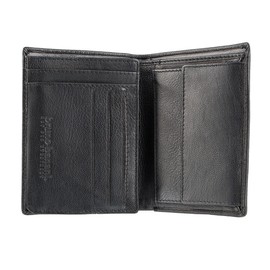 bruno banani 3369 Men's Wallet Real Leather Portemonee Portemonee Black, black, Fashionable
