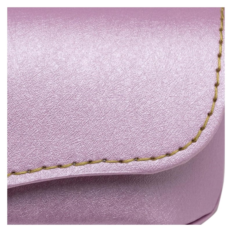Tacy CY-6338B-16 Glasses Case, Stylish, Women's, Cute, Semi-Hard Case, Button