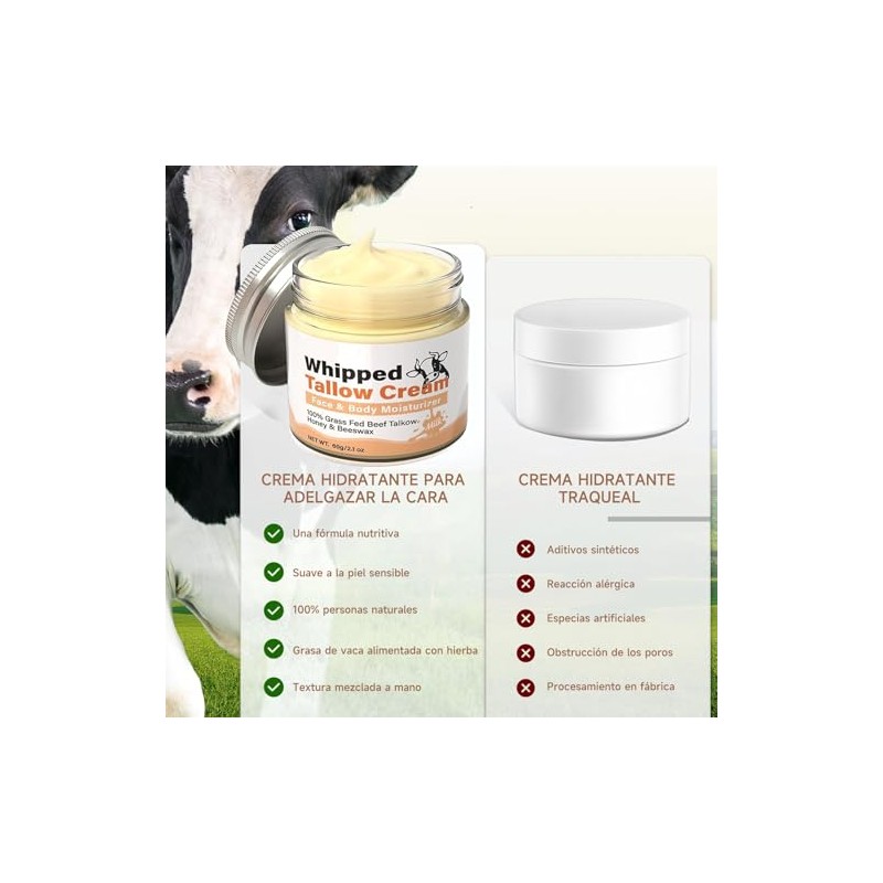 Crema Cebo Res Balsamo Miel Sebo Cara Facial Acabado Pasto