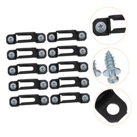 Operitacx Furniture Connector 50 Sets Cabinet Wardrobe Fasteners Simple Design Long Use Easy to Install Hide Cords