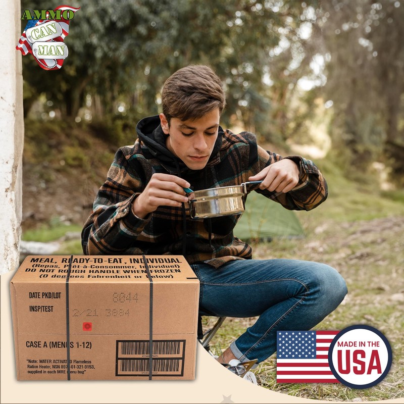 Sopakco 12ct US Military Surplus MRE Meals Ready to Eat