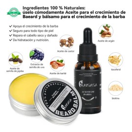 Kit Barba Cuidado Para Hombres Herramientas De Bigote 11pcs