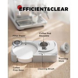 DriftBrew K1 coffee pod crafting station, including 300pcs filter paper Compatible with Keurig 2.0 and 1.0 Coffee Makers machine