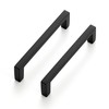 Ravinte 15 Pack Matte Black Cabinet Pulls Slim Kitchen Cabinet