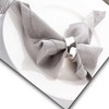 Yalulu 6 Pcs Serviette Rings Napkin Holder Wedding Banquet Party