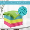 AIDEA Microfibre Cleaning Cloths 8 Pack,Reusable Kitchen Cleaning Towels Dish